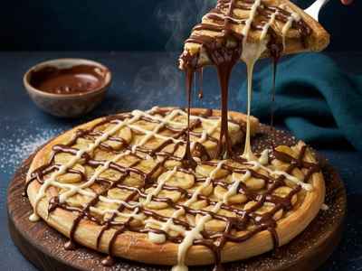 صورة فطيرة شيكولاته موز